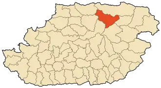 Localisation de Aghribs