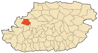 Localisation de Draâ Ben Khedda