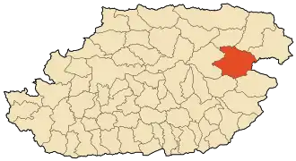 Localisation de Yakouren