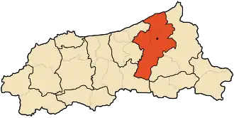 Localisation de Daïra d'El Ancer