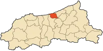 Localisation de El Kennar Nouchfi