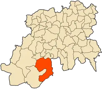 Localisation de Boughezoul