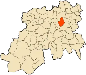 Localisation de Bouskene