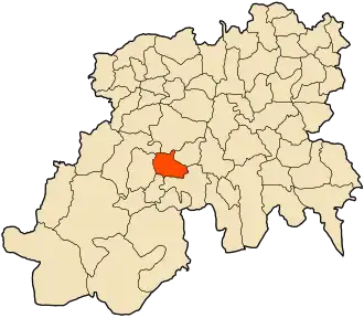 Localisation de Moudjbar