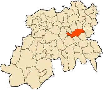 Localisation de Souagui