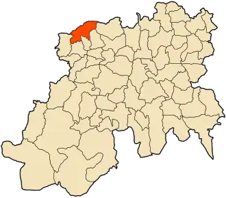 Localisation de Tamesguida