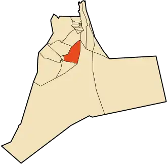 Localisation de Hassi Ben Abdellah