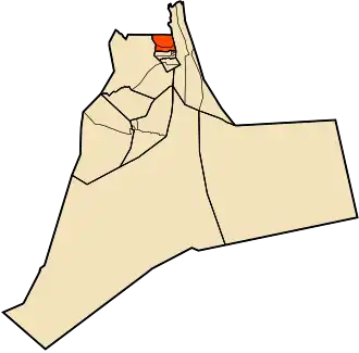 Localisation de Daïra de Megarine