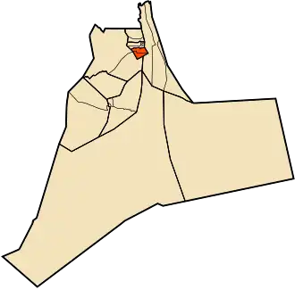 Localisation de Daïra de Tamacine