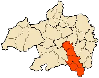 Localisation de Daïra de Bordj Ghedir