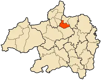 Localisation de Ouled Dahmane