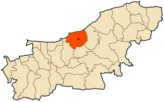 Localisation de Zemmouri