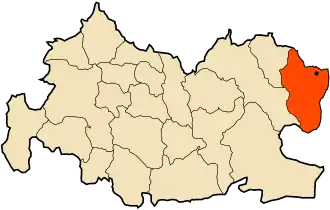 Localisation de Bordj El Emir Abdelkader