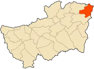 Localisation de Ouled Moumen