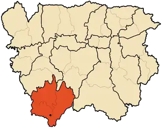 Localisation de Daïra de Bathia