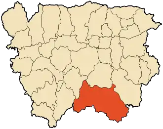 Localisation de Tarik Ibn Ziad