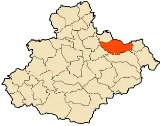 Localisation de El Ouldja