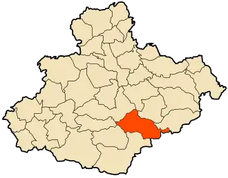 Localisation de Mendes