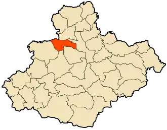 Localisation de Ouled Sidi Mihoub