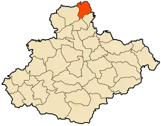 Localisation de Sidi M'Hamed Ben Ali