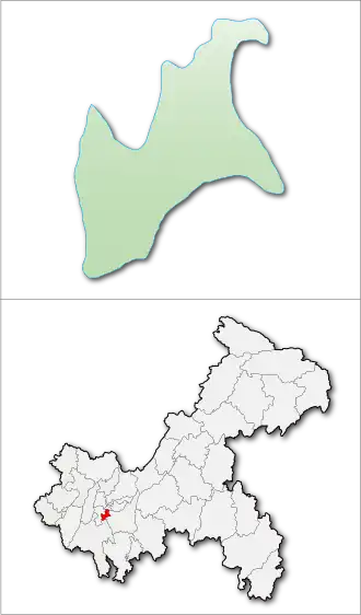 Localisation de Dàdùkǒu Qū