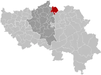 Localisation de Dalhem