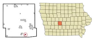 Localisation de Van Meter