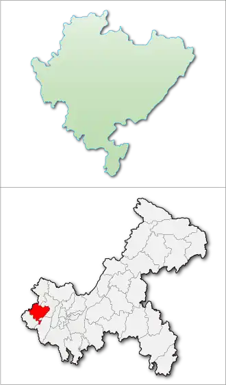 Localisation de Dàzú Xiàn