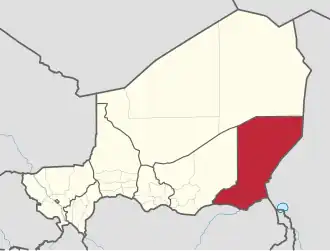 Localisation de Diffa
