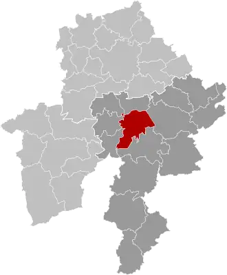 Localisation de Dinant