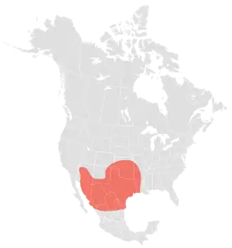 Description de l'image Distribution of Scolopendra heros.svg.