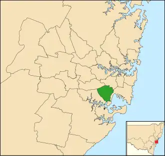 Carte de la circonscription.