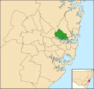 Carte de la circonscription.