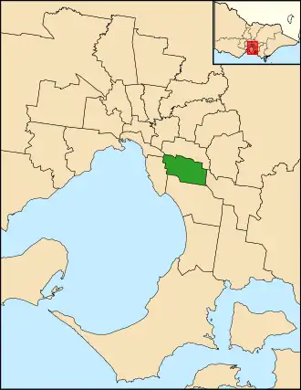 Carte de la circonscription.