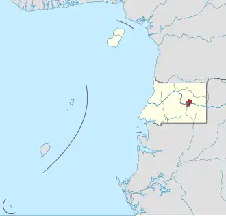 Localisation de Djibloho