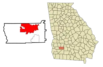 Localisation de Albany