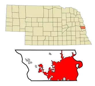 Localisation de Omaha