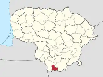 Localisation de Municipalité de Druskininkai