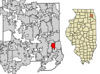 Localisation de Clarendon Hills