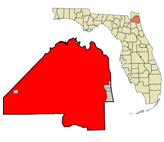 Localisation de Jacksonville