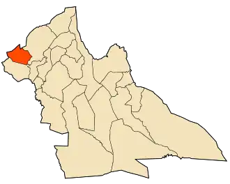 Localisation de Aïn Sidi Ali