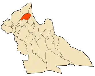 Localisation de Sidi Bouzid