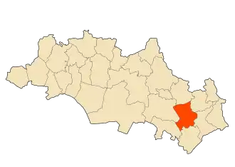 Localisation de El Djazia