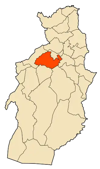 Localisation de Bir Mokkadem