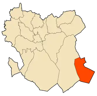 Localisation de Aïn Sekhouna