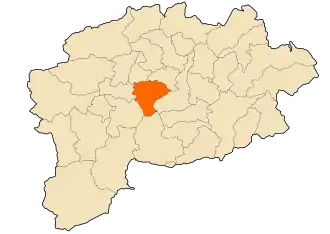 Localisation de Ben Djerrah