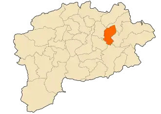 Localisation de Beni Mezline