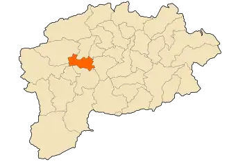 Localisation de Houari Boumediene