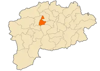 Localisation de Medjez Amar