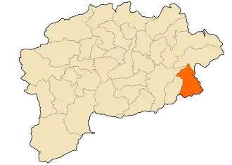 Localisation de Oued Cheham